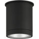 Plaza 100 LED 4.33 inch Black Outdoor Ceiling Mount